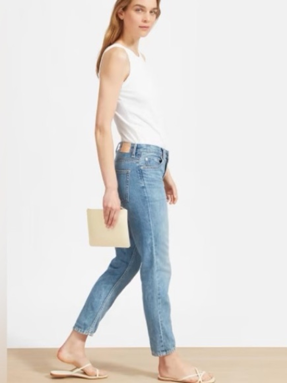 EVERLANE The Super Soft Straight Leg Jeans Size 26 - Picture 3 of 8